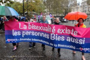 banderiole de te pour la de la journée internationale de la bisexualité paris 2018