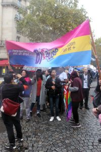 participant-e-s de la journée internationale de la bisexualité paris 2018
